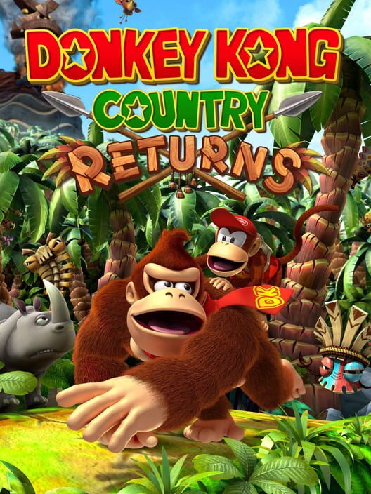 Capa do game Donkey Kong Country Returns