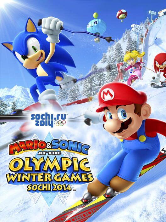 Omslag för Mario & Sonic At The Sochi 2014 Olympic Winter Games