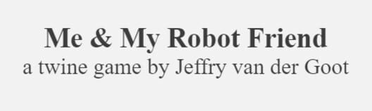 Me & My Robot Friend cover