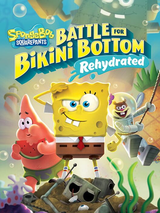 Capa do game SpongeBob SquarePants: Battle for Bikini Bottom - Rehydrated