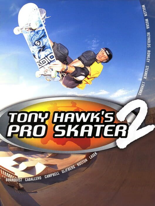 Capa do game Tony Hawk's Pro Skater 2