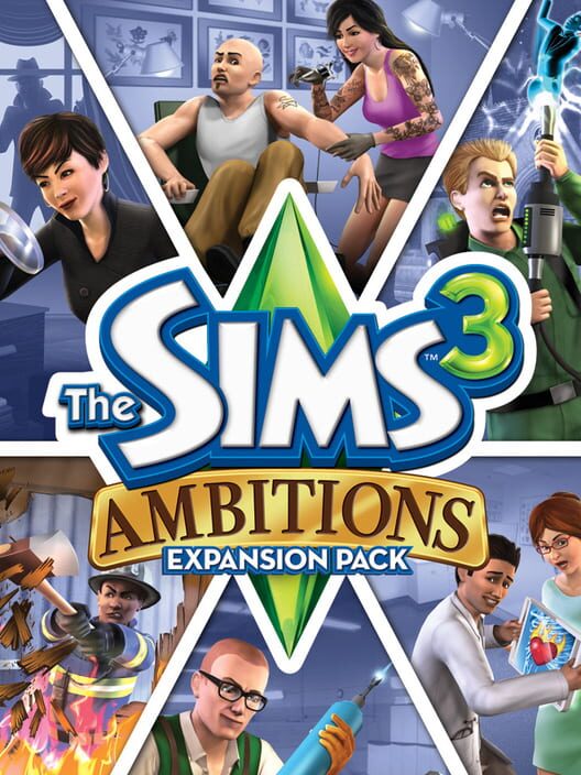 Capa do game The Sims 3: Ambitions