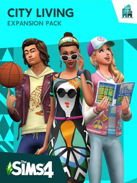Omslag för The Sims 4: Stadsliv
