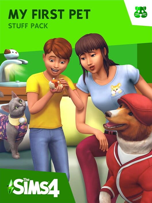 Capa do game The Sims 4: My First Pet Stuff