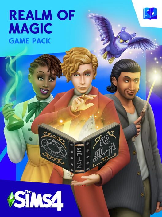 Omslag för The Sims 4: Magins Rike