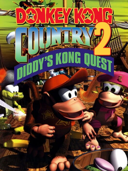 Capa do game Donkey Kong Country 2: Diddy's Kong Quest