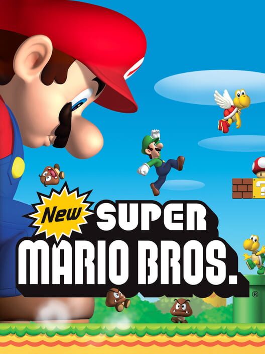 Capa do game New Super Mario Bros.