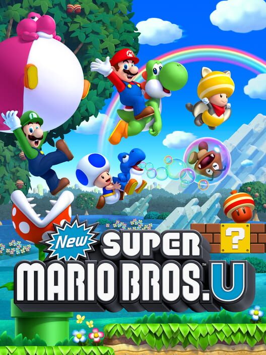 Capa do game New Super Mario Bros. U