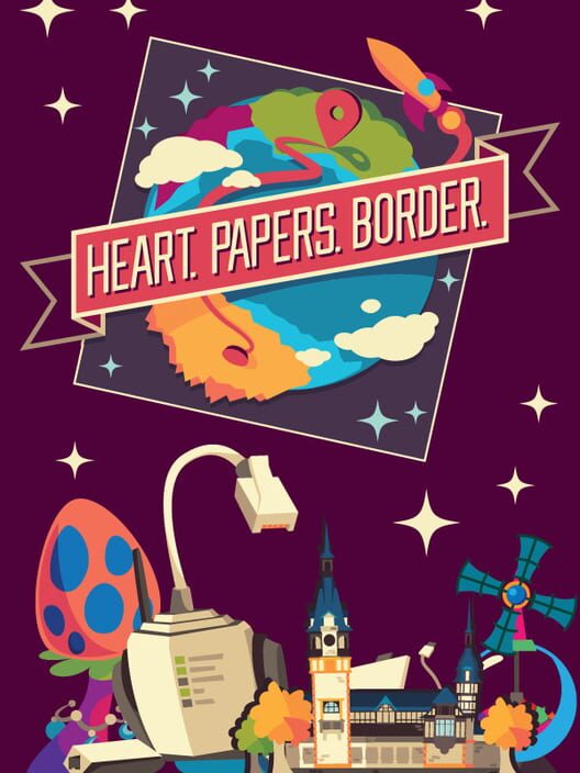 Heart. Papers. Border. screenshot