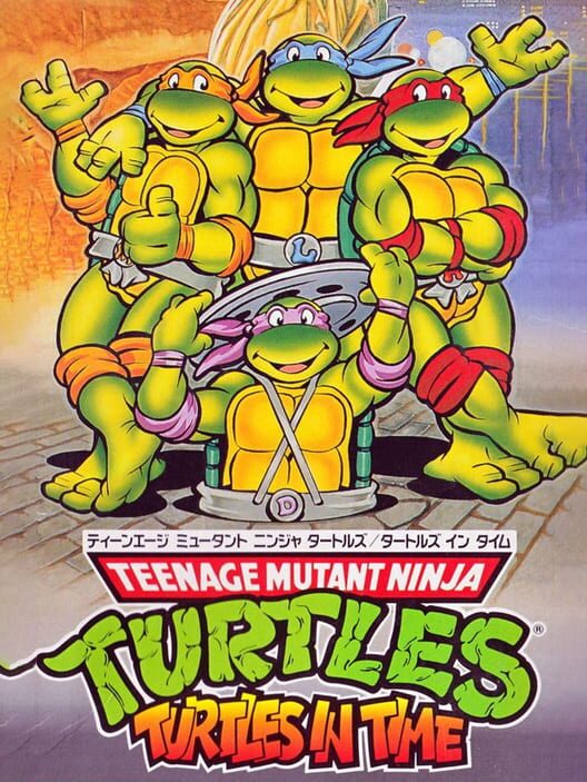 Capa do game Teenage Mutant Ninja Turtles: Turtles in Time