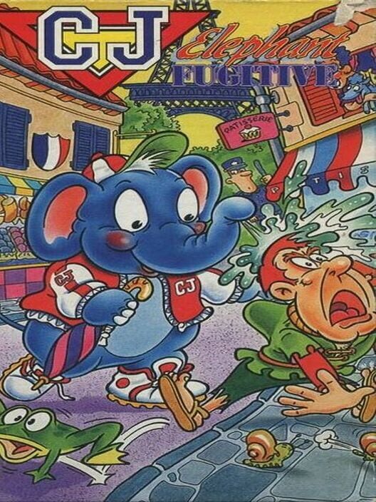 Carátula de CJ Elephant Fugitive Game Gear PAL España