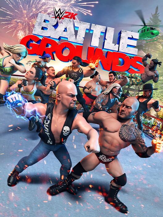 Omslag för WWE 2K Battlegrounds