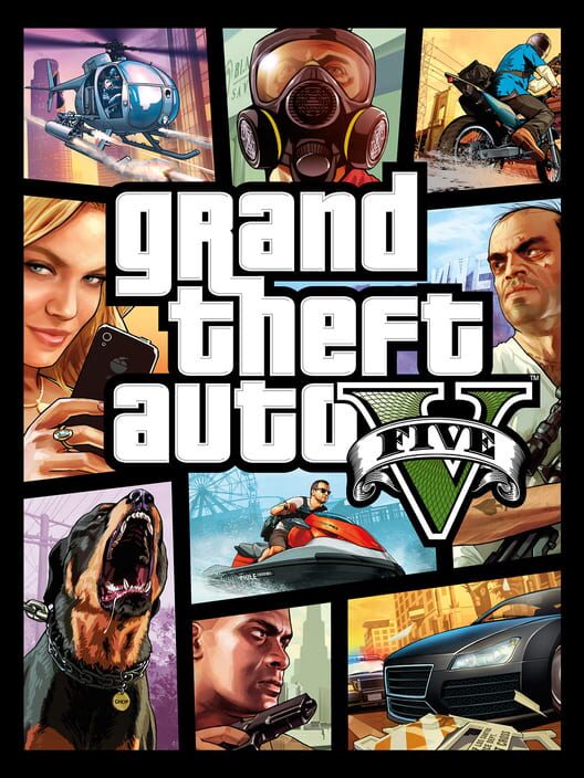 Capa do game Grand Theft Auto V