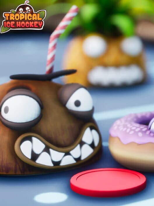 Tropical Air hockey screenshot