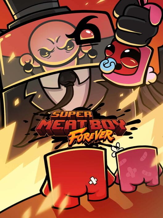 Capa do game Super Meat Boy Forever