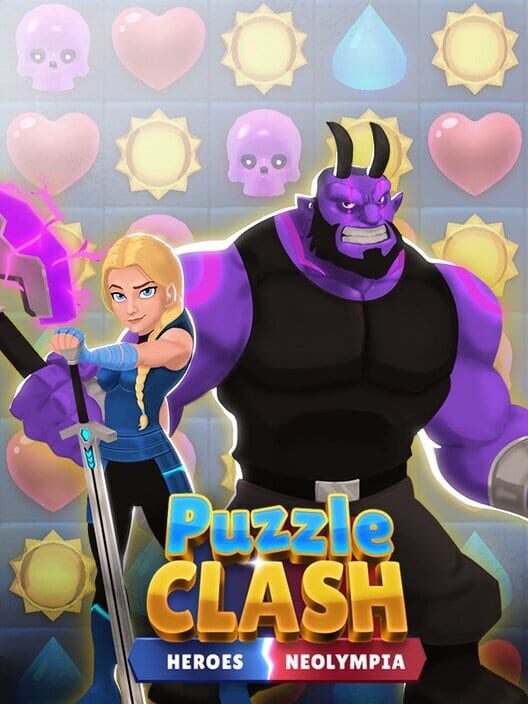 Puzzle Clash Heroes: Neolympia cover