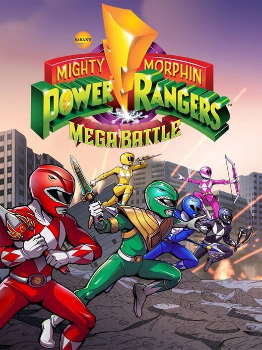 Saban's Mighty Morphin Power Rangers: Mega Battle poster