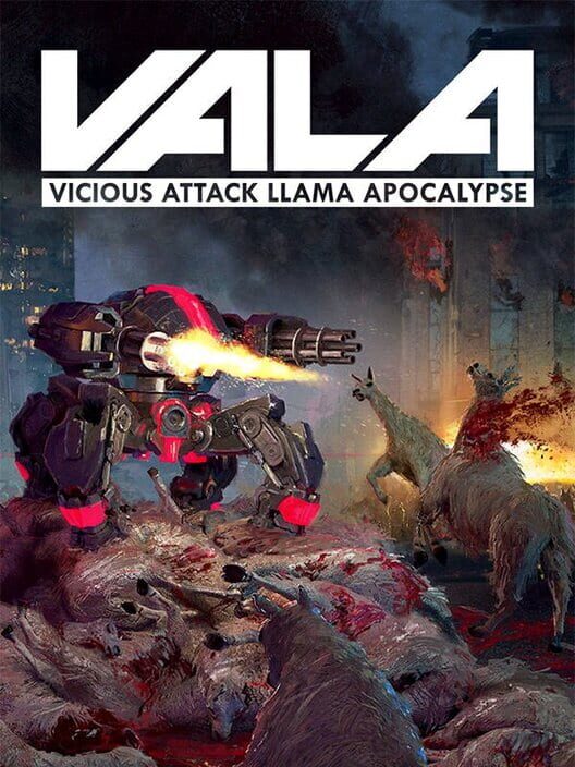 Capa do game Vicious Attack Llama Apocalypse