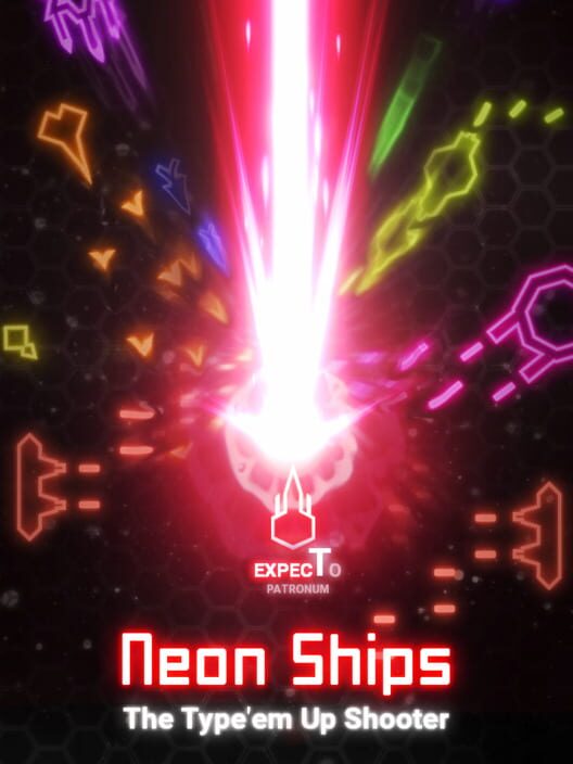 Neon Ships: The Type'em Up Shooter screenshot