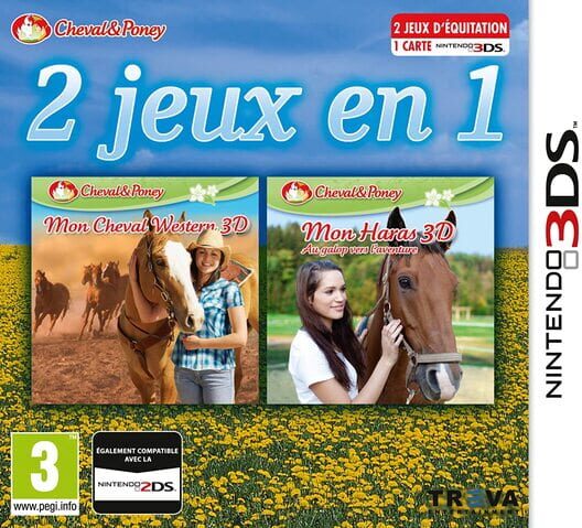Capa de 2 Games in 1 I My Western Horse 3D + My Riding Stables 3D: Jumping for the Team