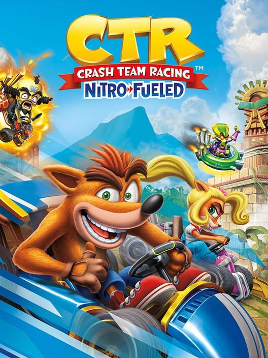 Omslag för Crash Team Racing Nitro-Fueled