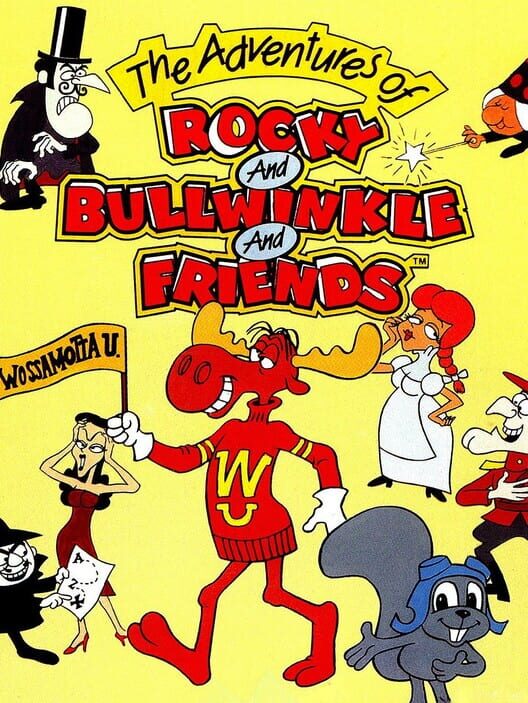 The Adventures of Rocky and high quality Bullwinkle and Friends for Nintendo NES