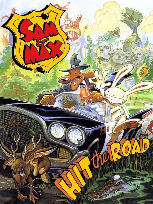 Capa do game Sam & Max Hit the Road