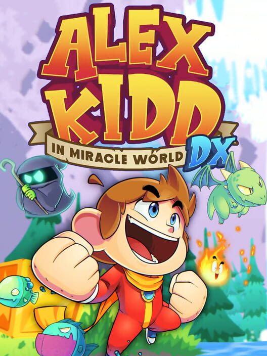 Capa do game Alex Kidd in Miracle World DX
