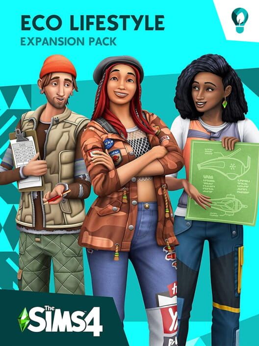 Omslag för The Sims 4: Eko-liv