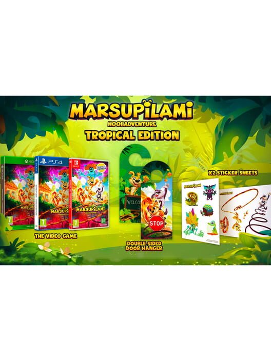 Capa do game Marsupilami: Hoobadventure - Tropical Edition