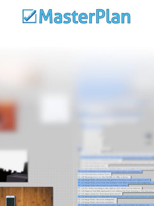 MasterPlan screenshot