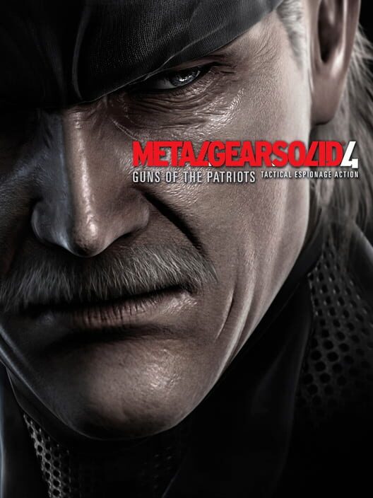 Capa do game Metal Gear Solid 4: Guns of the Patriots