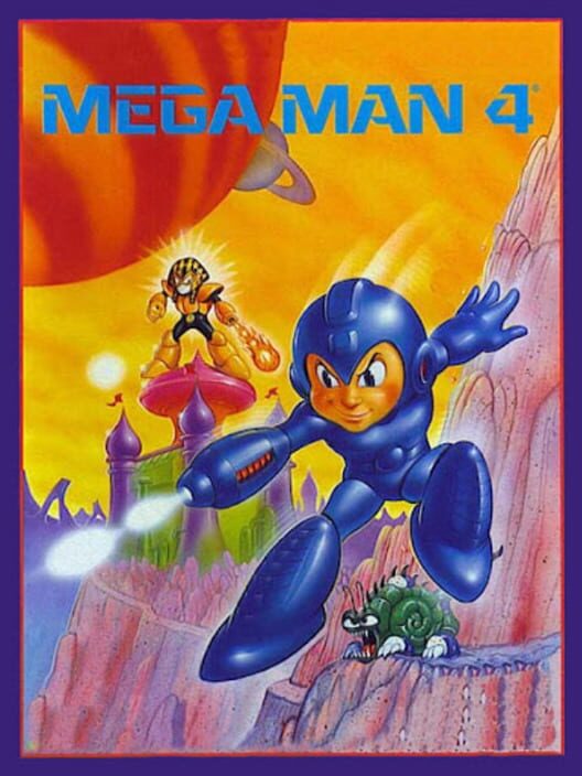 Capa do game Mega Man 4