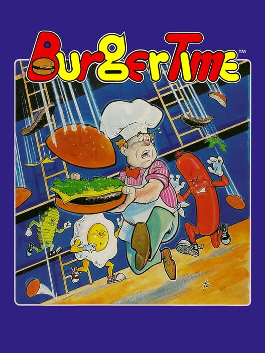Capa do game BurgerTime
