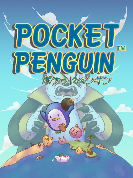 Pocket Penguin: A Game Boy Style Adventure screenshot