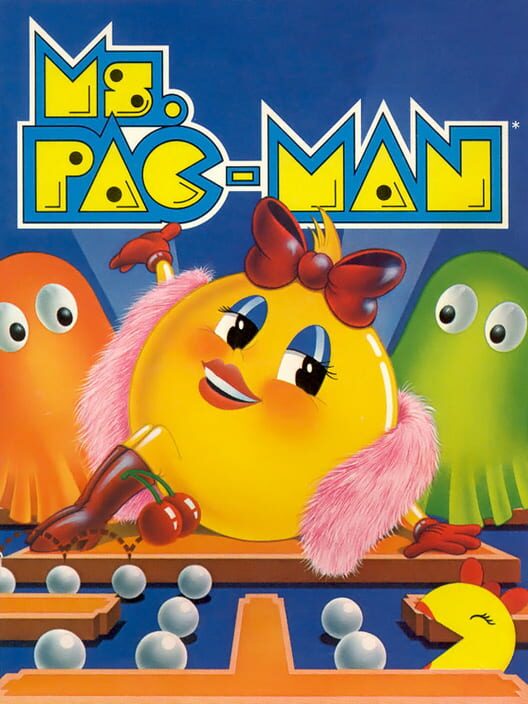 Capa do game Ms. Pac-Man