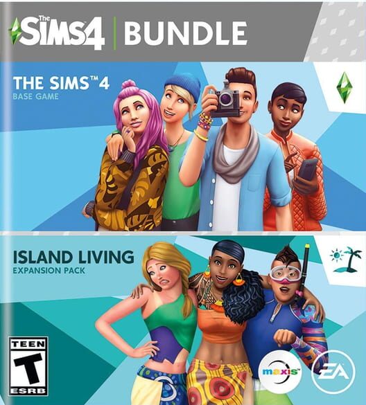 Capa do game The Sims 4: Plus Island Living Bundle