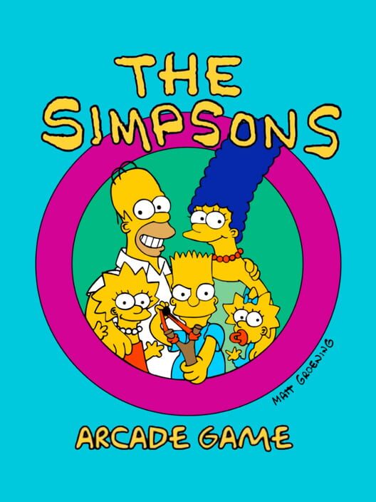 Capa do game The Simpsons Arcade Game
