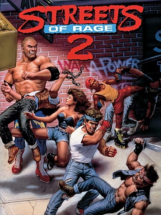 Capa do game Streets of Rage 2