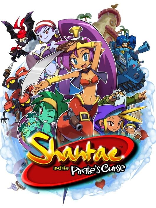 Capa do game Shantae and the Pirate's Curse