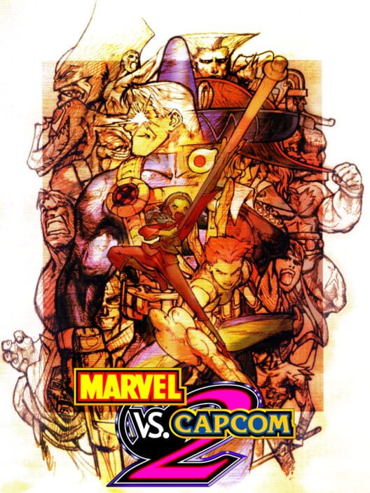Capa do game Marvel vs. Capcom 2: New Age of Heroes