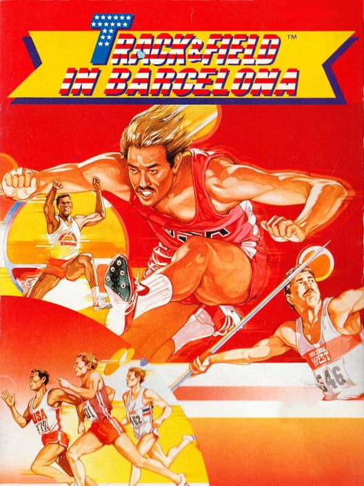 Carátula de Track and Field In Barcelona NES PAL España