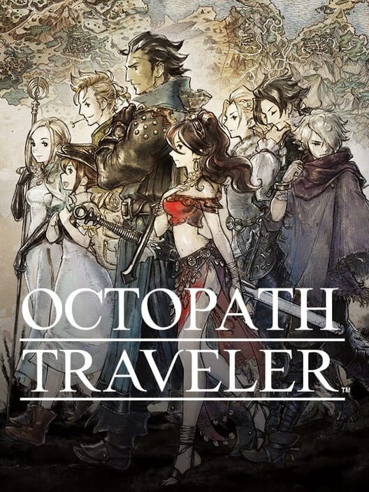 Omslag för Octopath Traveler