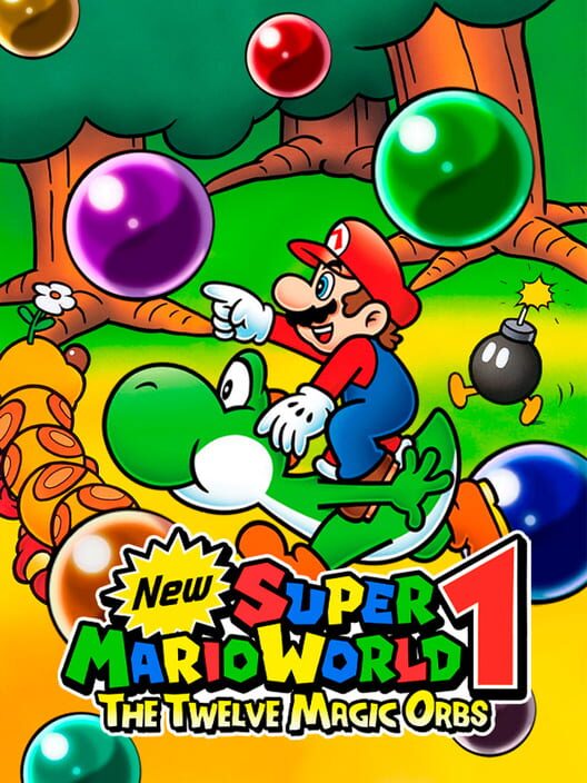 Jogue Novo Super Mario World 1: The Twelve Magic Orbs, um jogo de Mario bros