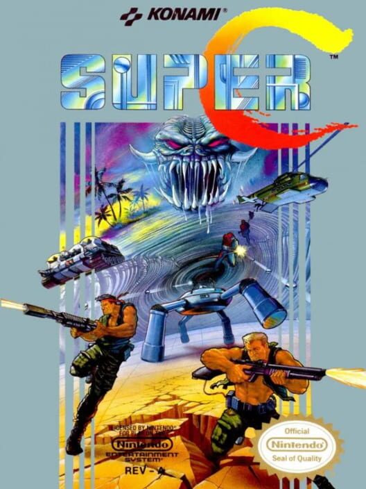 Capa do game Super Contra