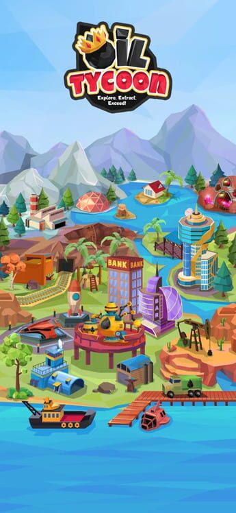 Google Play Store cover for Oil Tycoon: Gas Idle Factory