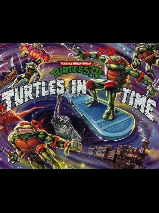 Capa do game Teenage Mutant Ninja Turtles IV: Turtles in Time