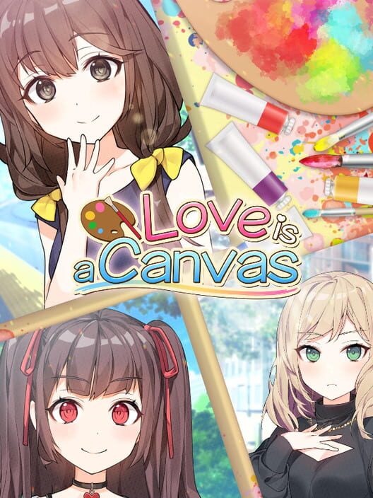 Love is a Canvas poster