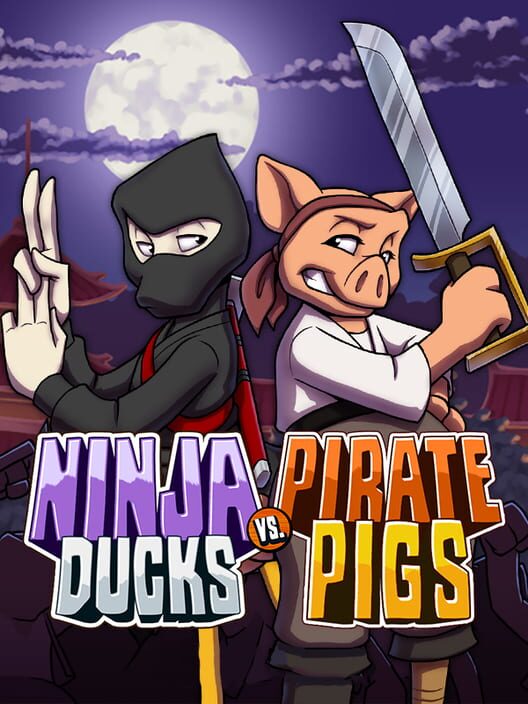 Capa do game Ninja Ducks vs Pirate Pigs
