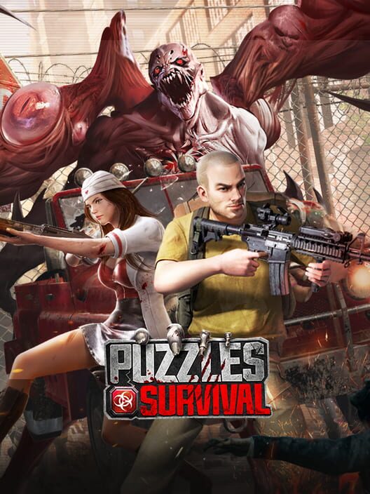 Google Play Store cover for Puzzles & Survival